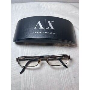 Armani Exchange AX126 Frames Designer Eyeglasses With Case Full Rim Rectangle